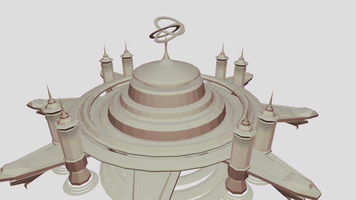 Floating City – Free 3D Model STL