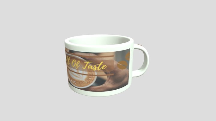 Customizable Coffee Mug– 3D Model for AR Viewing 3D Model