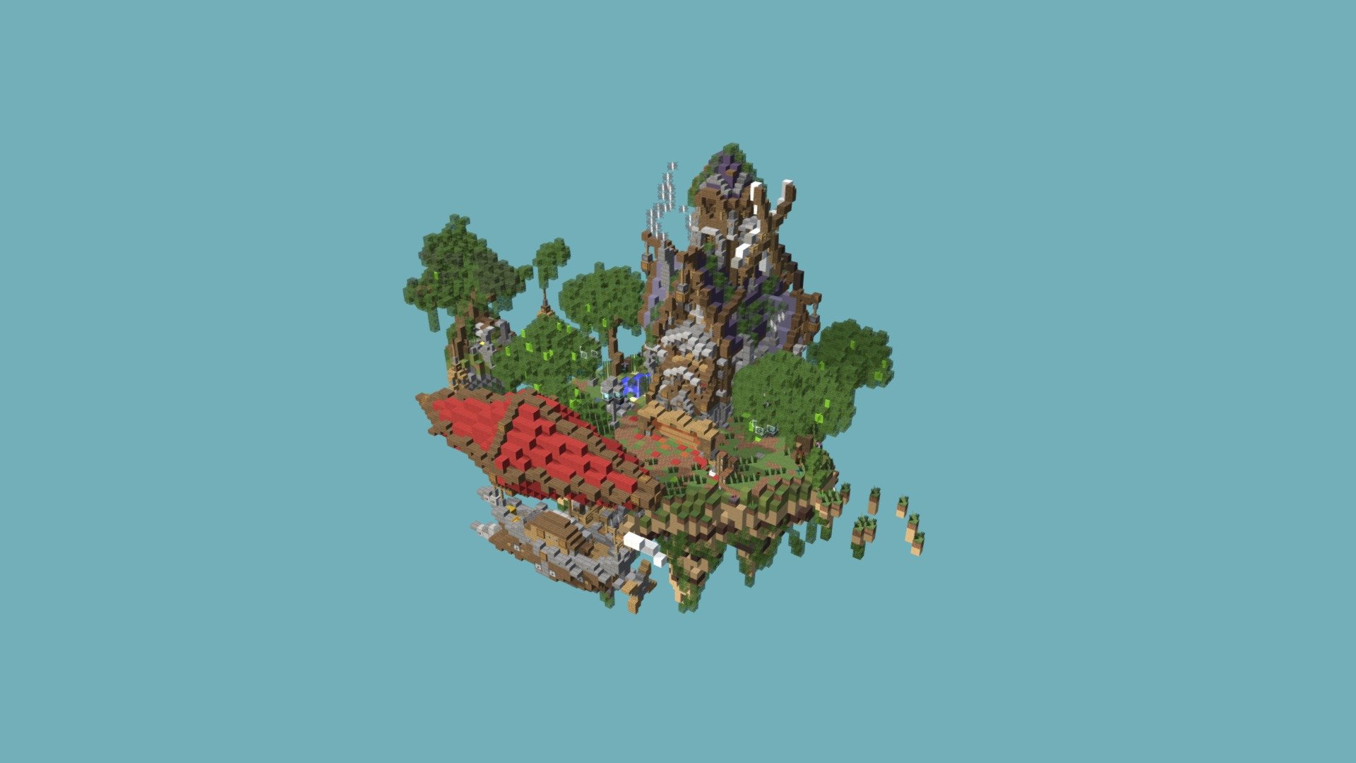 Spawn - 3D model by onx_minecraft [7c2ce98] - Sketchfab