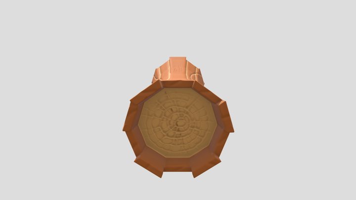 Stylized Log (Game Asset) 3D Model
