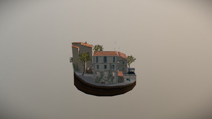 City Scene 3D Model