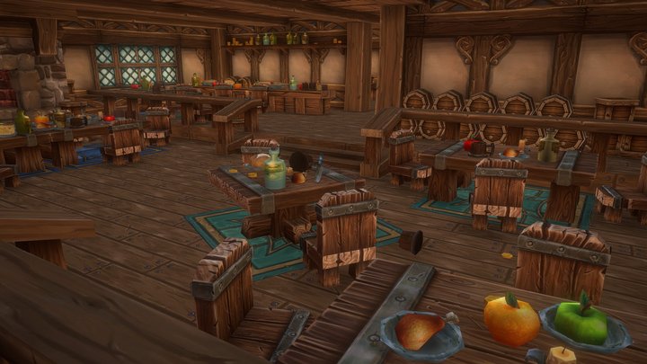Stylized Interior 3D Model
