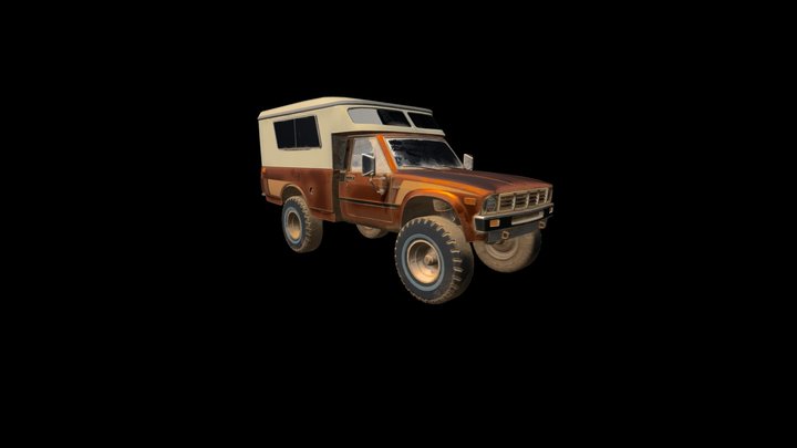 Toyota SR5 Camper (Early 90s) 3D Model