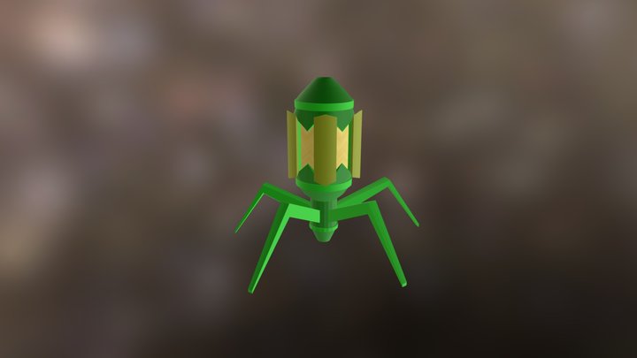 Alien Ship 8 3D Model
