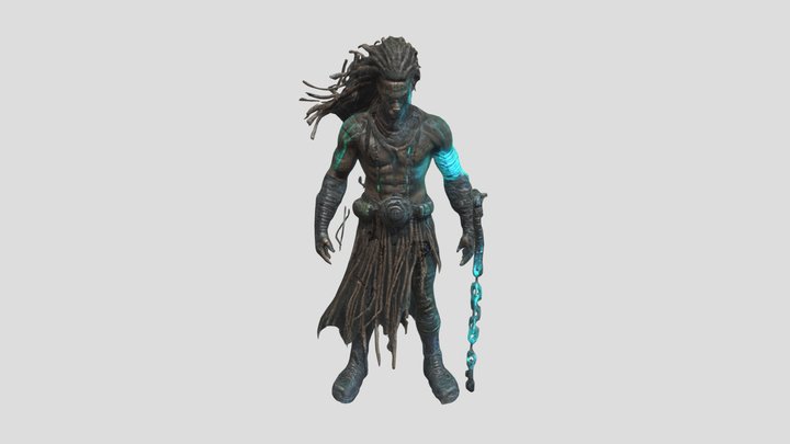 Bio Lumin Sorcerer 3D Model