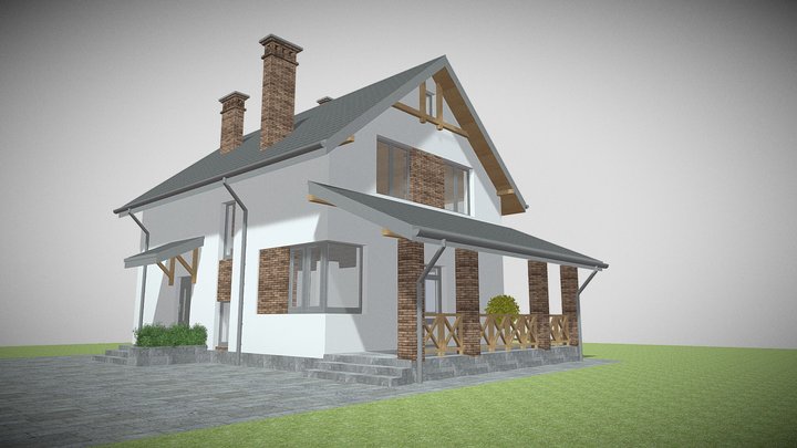 Будинок_ Ділянка 6 3D Model