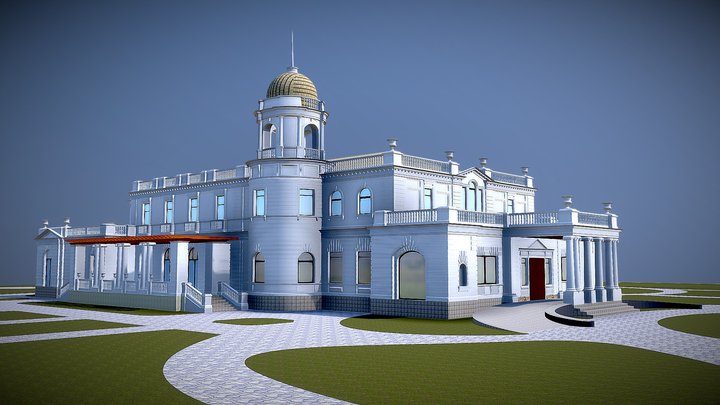 The Tereshchenko estate in Denyshi village 3D Model