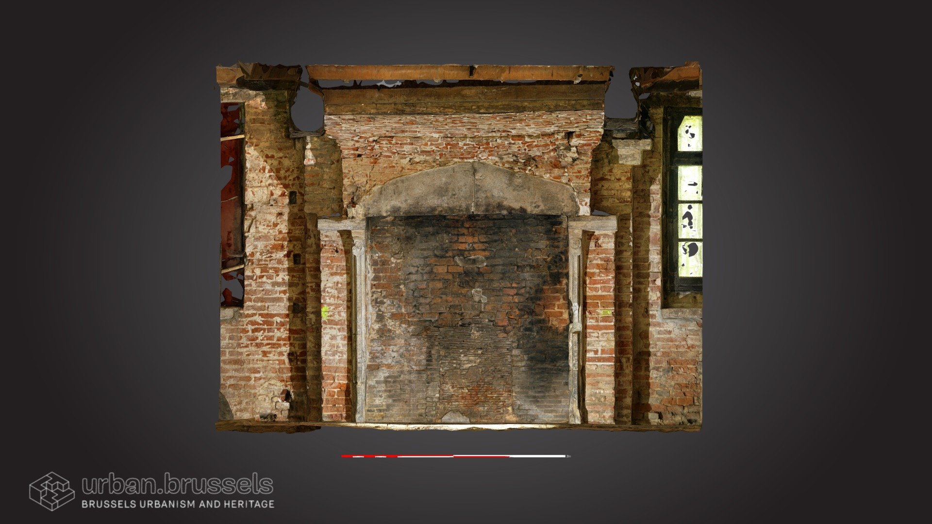 Gothic fireplace, Auderghem