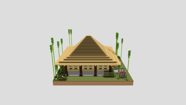 Joglo House 3D Model