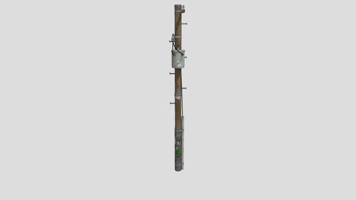 PowerPole 3D Model