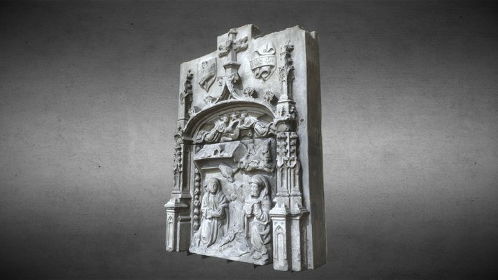 Birth of Christ, votive monument 3D Model