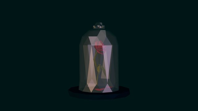 Enchanted Rose 3D Model