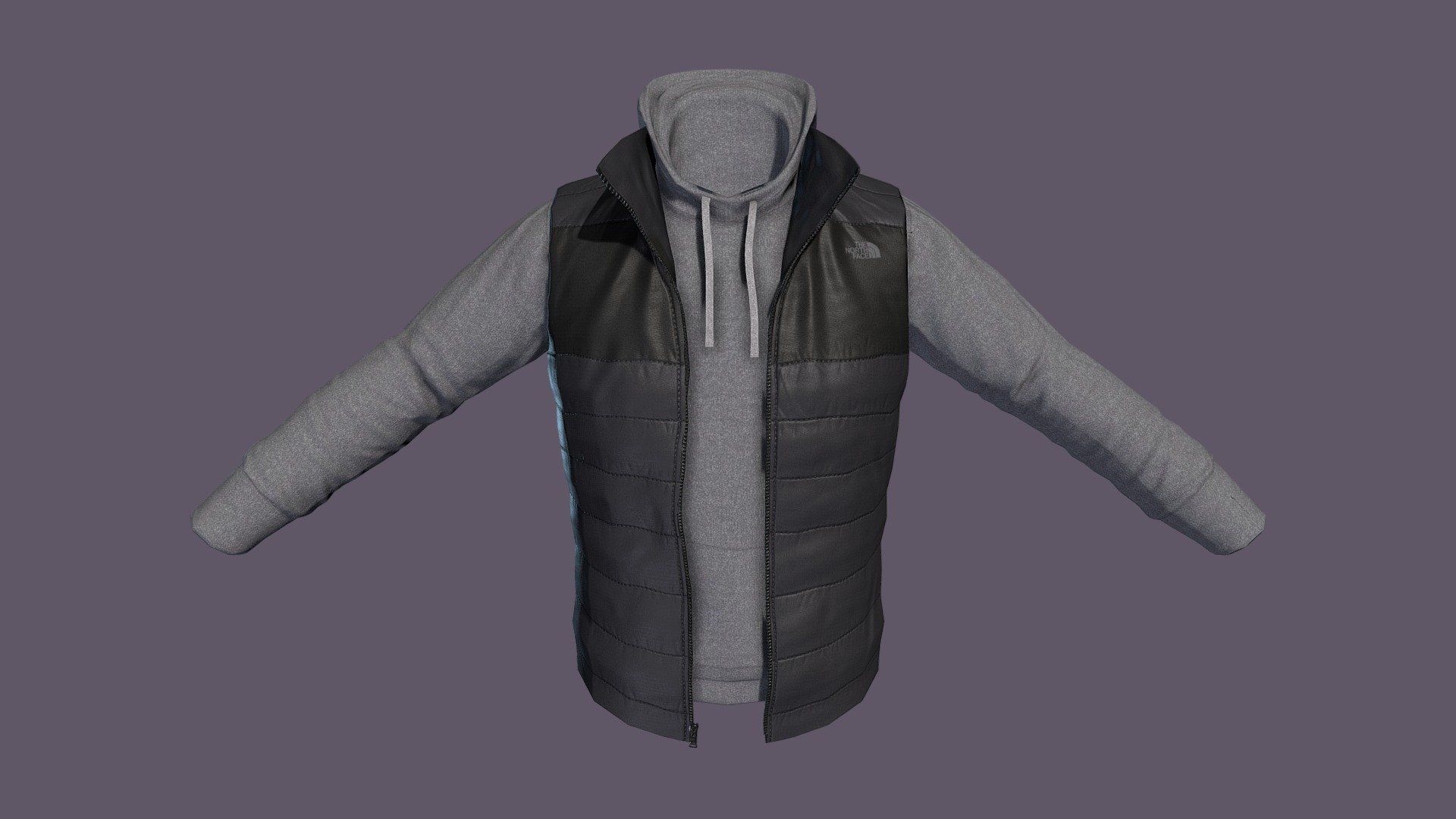 Insulated Quilted Vest (The North Face) - 3D model by skruffysteve ...