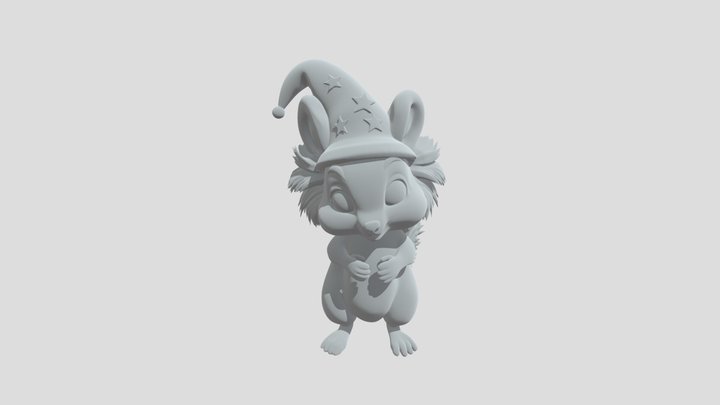 wiewiórka jak z rpg 3D Model