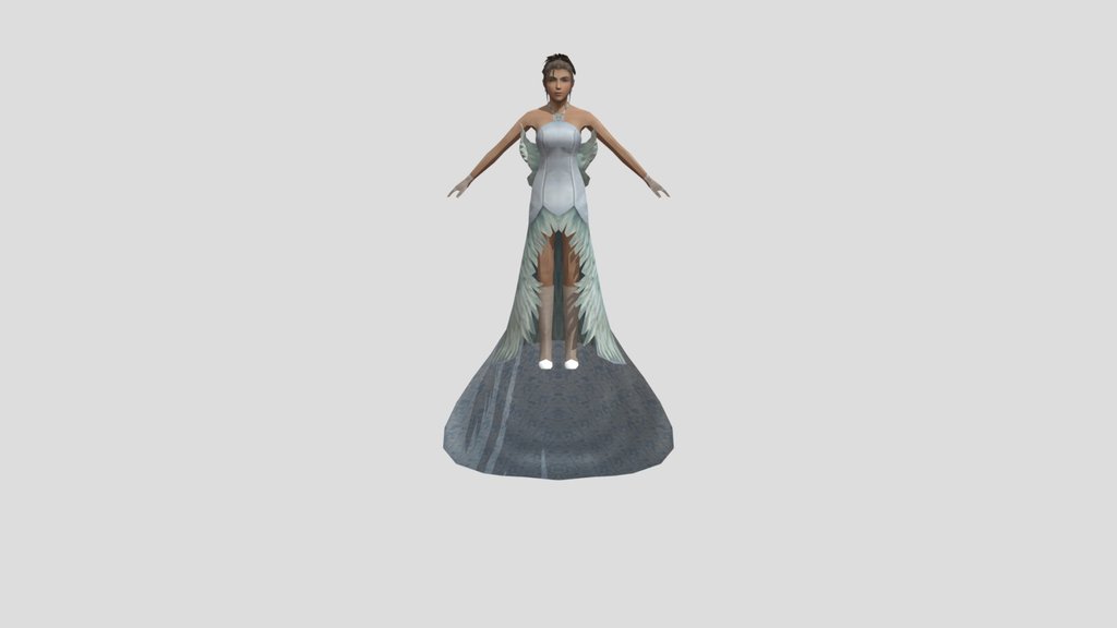 Low Poly Yuna Wedding