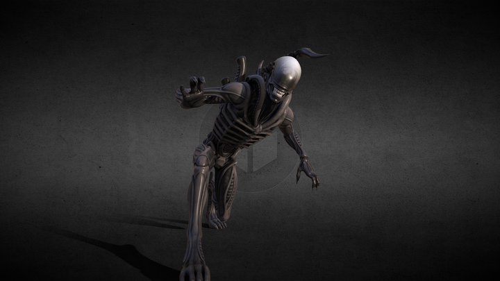 Xenomorph | Fortnite Collab Skin – Modello 3D gratuito STL