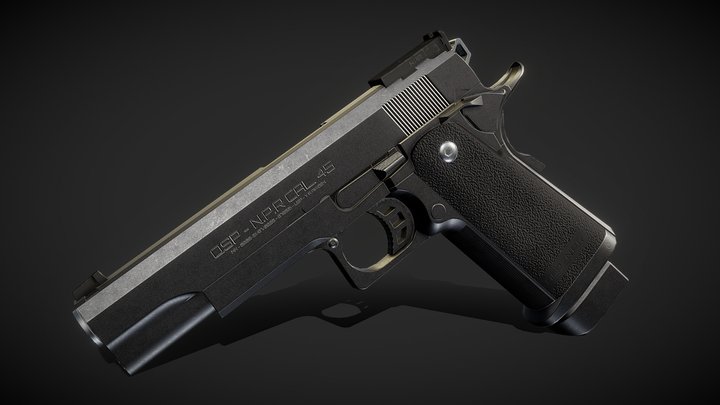 HiCapa - airsoft gun 3D Model