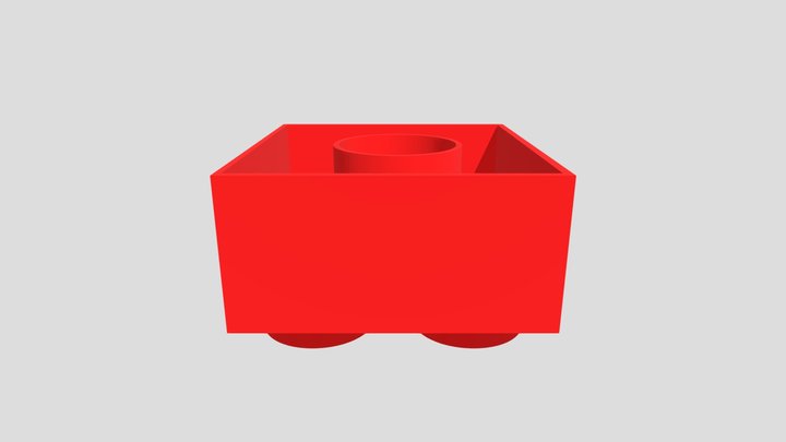 Lego 2x2 - Part 1 3D Model