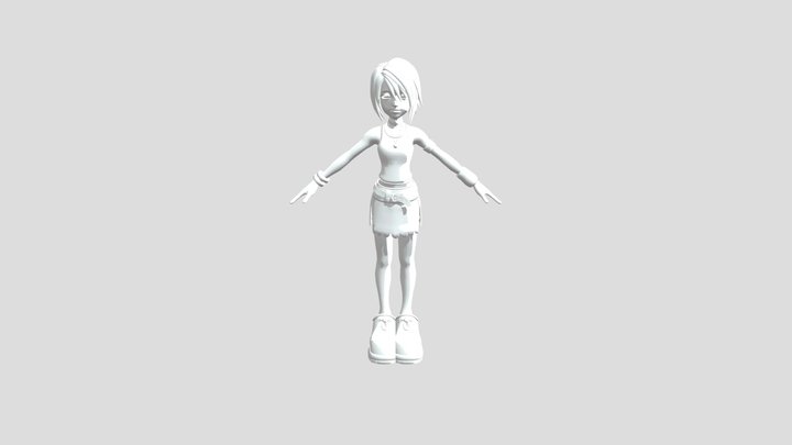 KH1 Kairi 3D Model