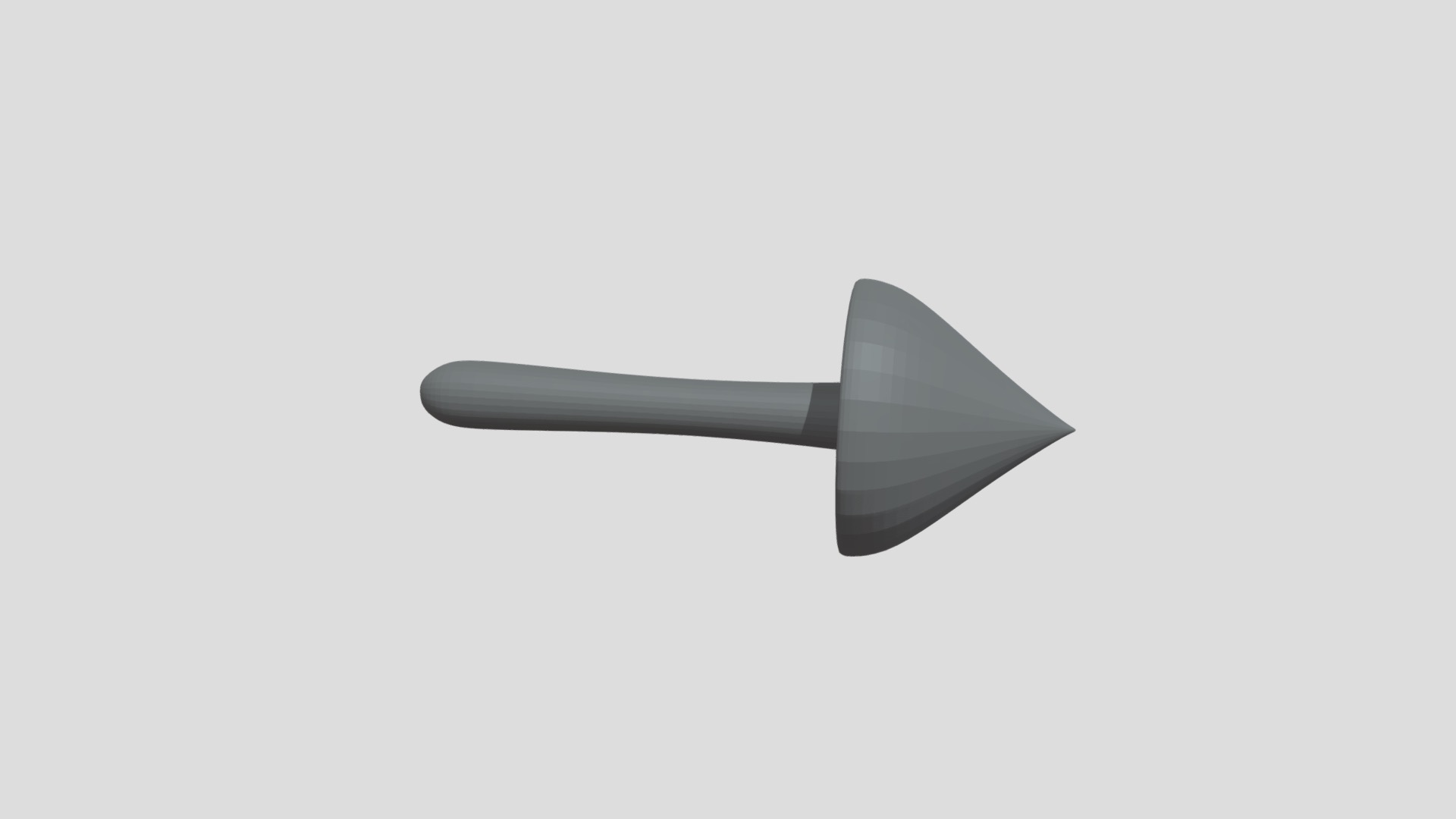 3D model 3 Different Arrows - This is a 3D model of the 3 Different Arrows. The 3D model is about a silver and black knife.