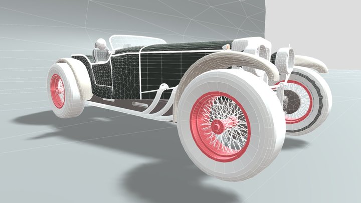 Model ANTIQUE CAR 3D Model