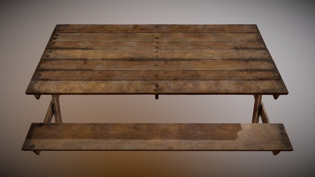 Wooden Picnic Table