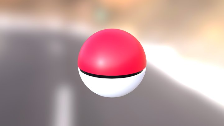 Pokemon Ball 3D Model