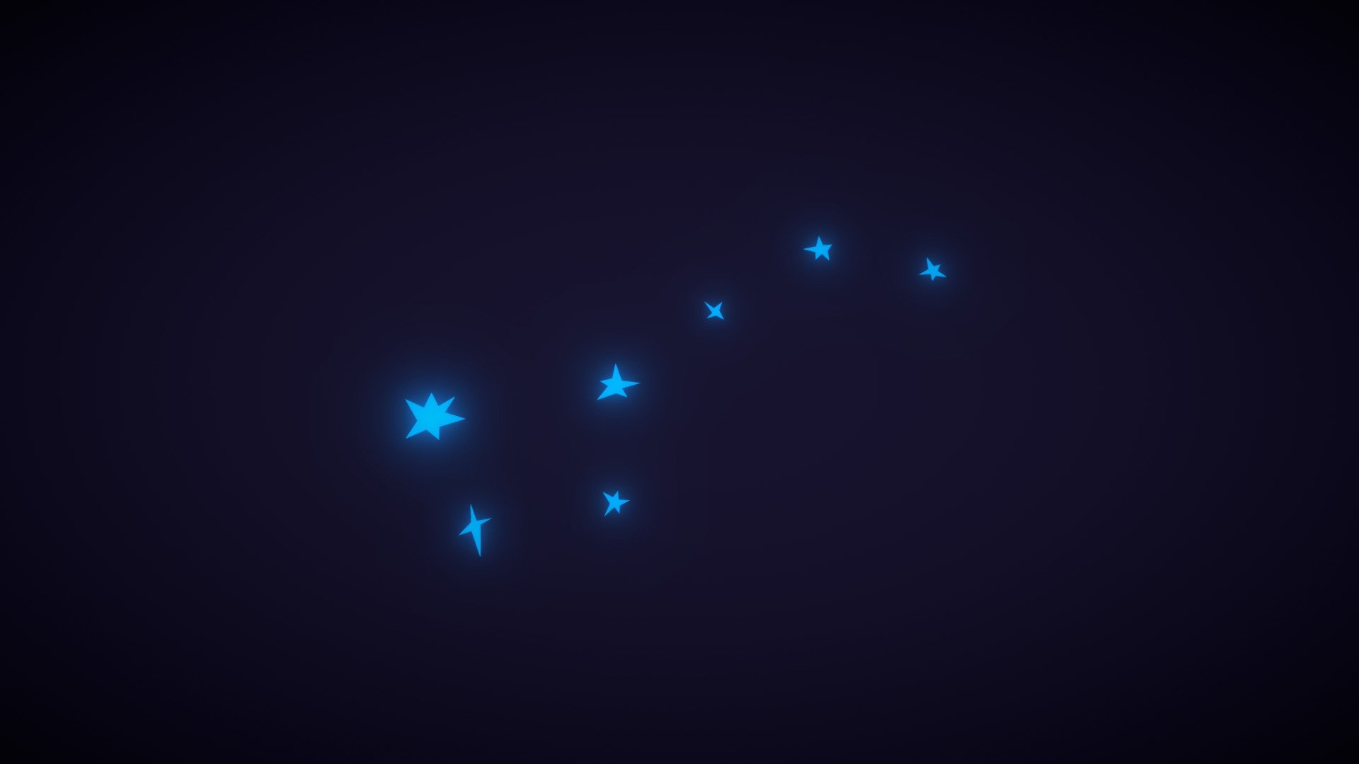 constellation Ursa Major cartoon stars