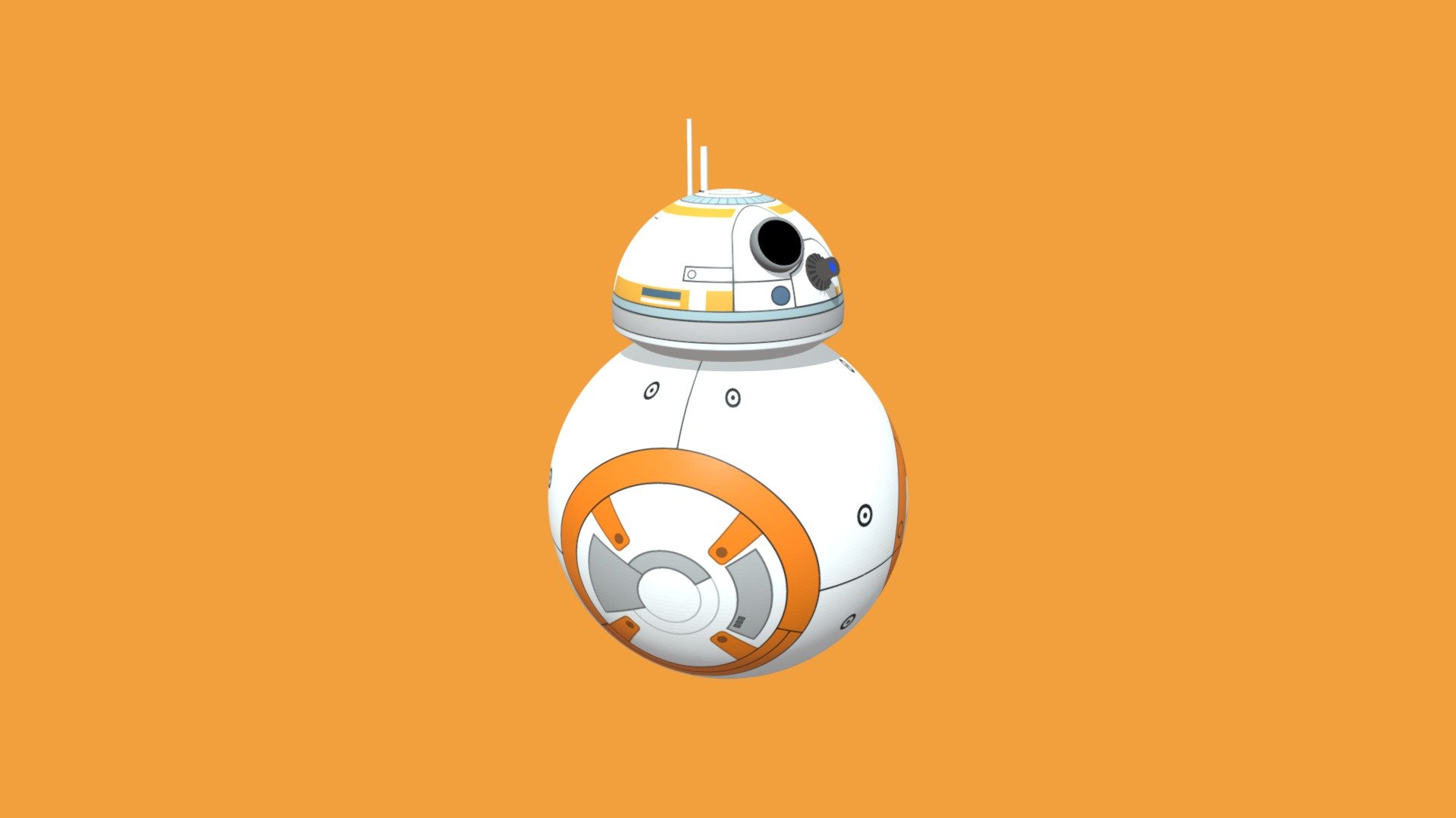 Star Wars BB-8 3D Model