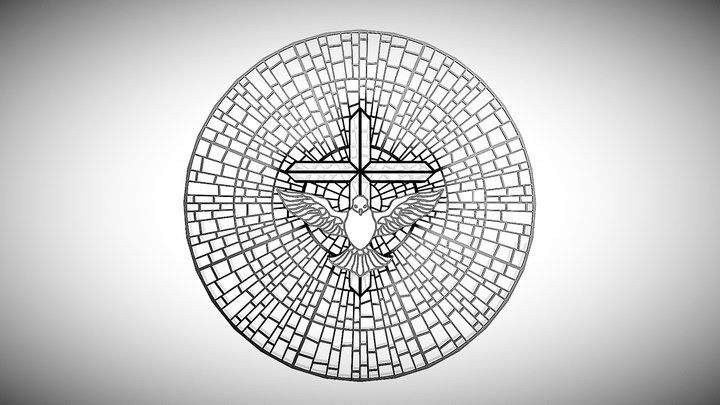 Stained Glass - Day 10 #3DInktober2019-Pattern – Modello 3D gratuito STL