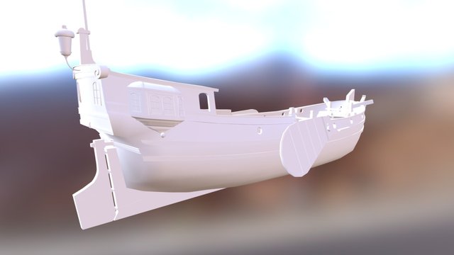 Große Jacht 3D Model