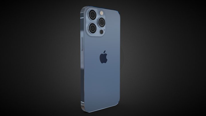 ( FREE )  IPHONE 13 PRO MAX SIERRA BLUE – Kostenloses 3D-Modell STL