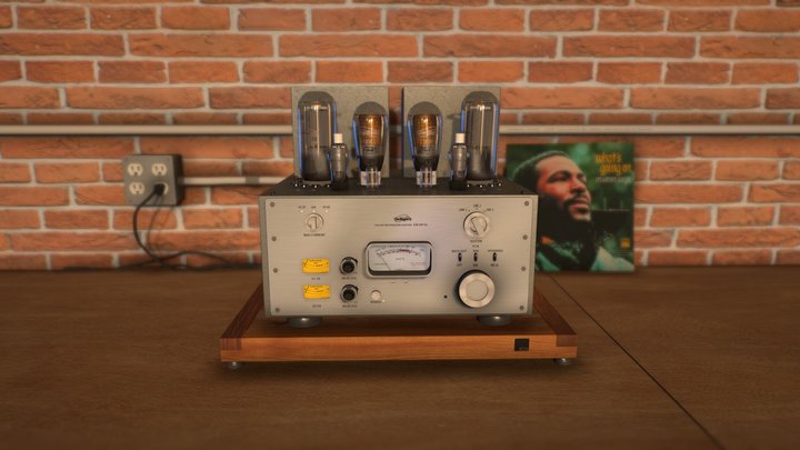 Triode Amplifier 3D Model