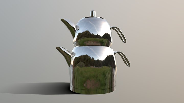 Kettle / Teapot - Low Poly / Game Ready