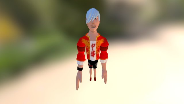 Chinese Guy 3D Model