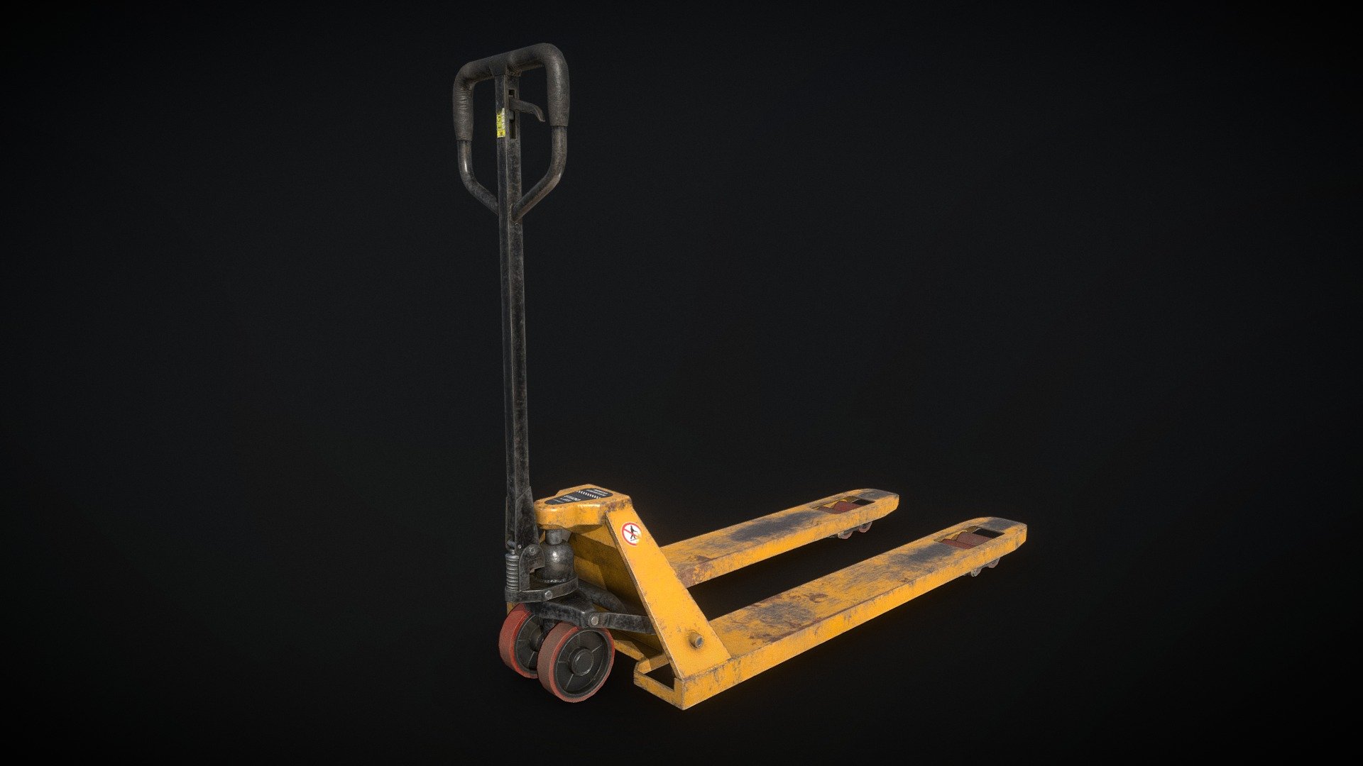 Hand Pallet Truck - Low Poly