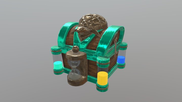 Magic chest 3D Model