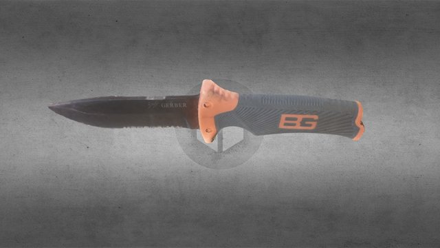Gerber knife Bear Grylls edition 3D Model