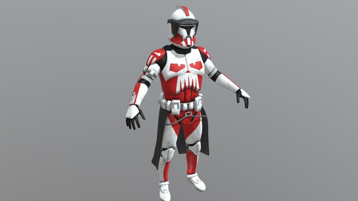 EA Star Wars Phase 1 - Captain 3D Model