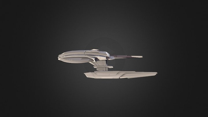Rough USS Shenzhou 3D Model
