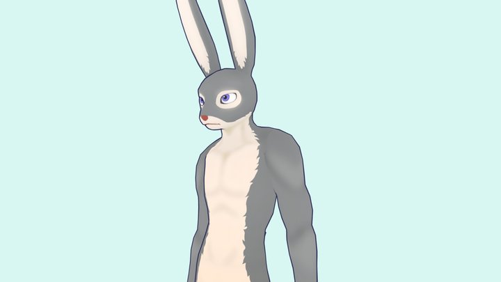 Stylized Bunny character 3D Model