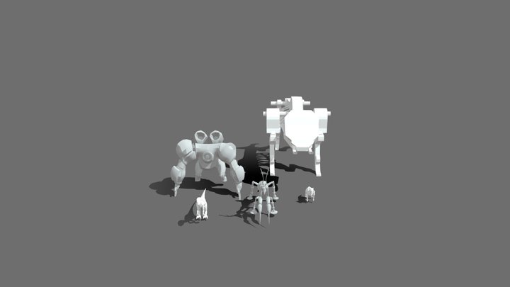 Sins Of Technology: Robots 3D Model