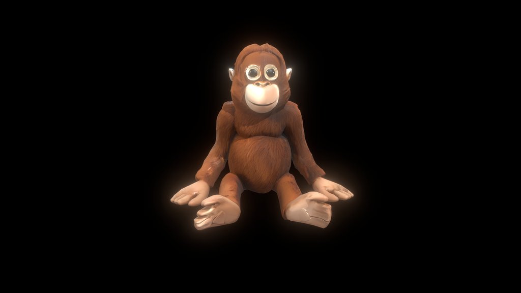 Viral Monkey Plush Toy