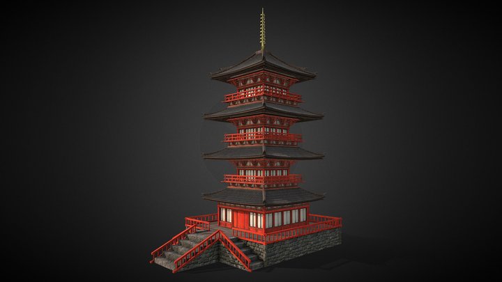 Pagoda 3D Model