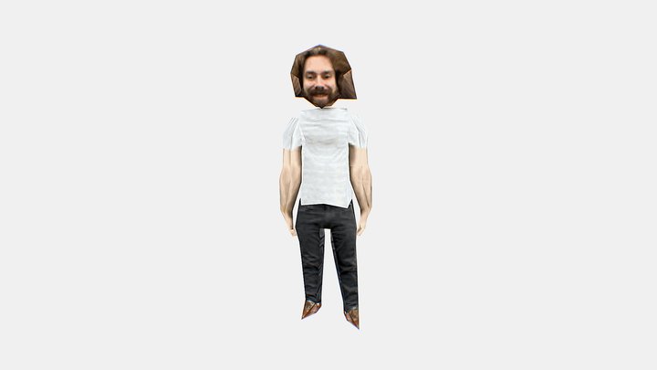 Low Poly Jonnie – Modelo 3D gratuito STL