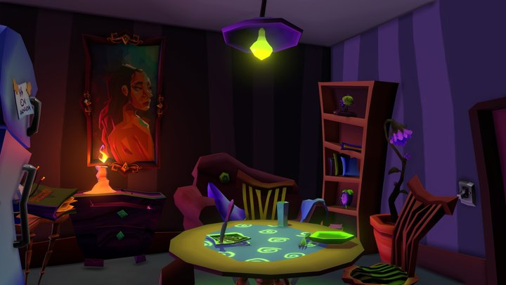 Janky Witch's Apartment 3D Model