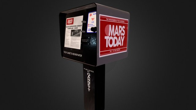 Mars Today 3D Model