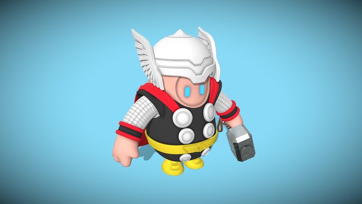Thor (Fall-Guys) 3D Model