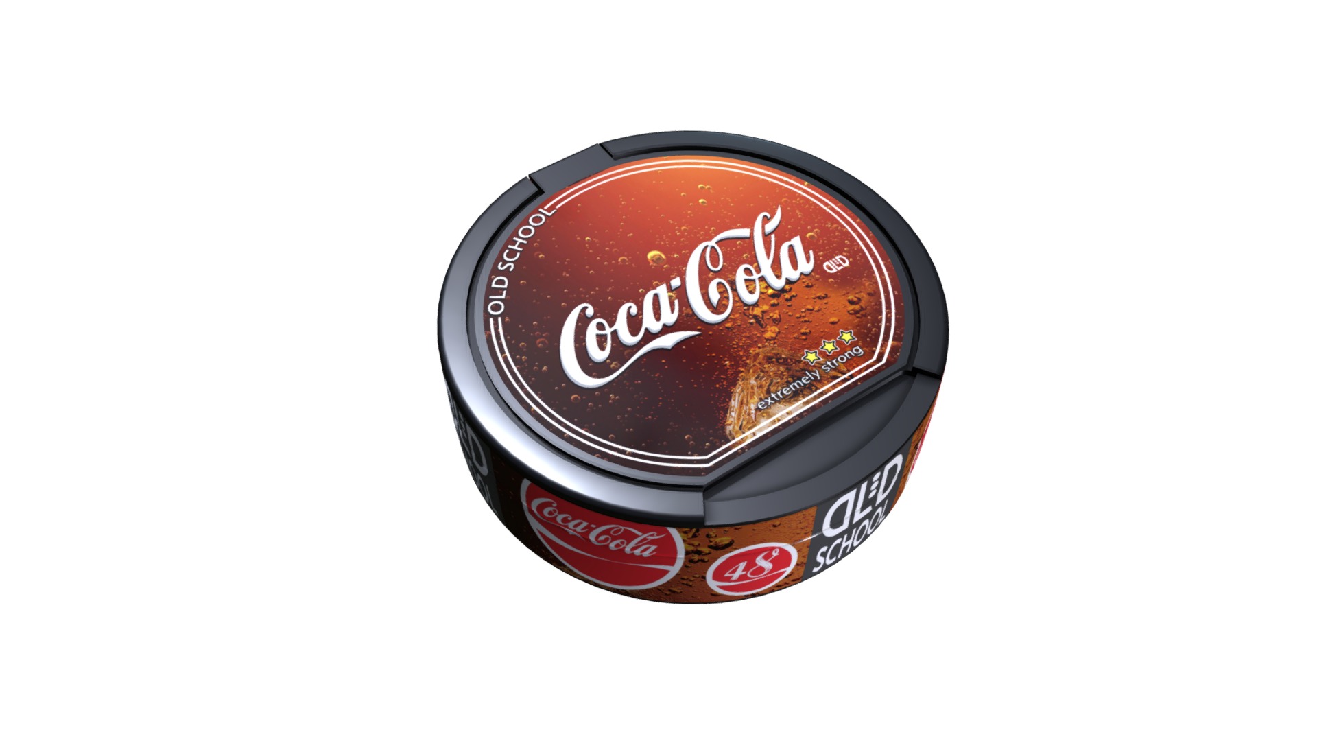 3D model OLD SCHOOL_Cola - This is a 3D model of the OLD SCHOOL_Cola. The 3D model is about logo.