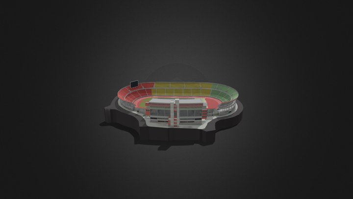 Estadio Hernando Siles 3D Model